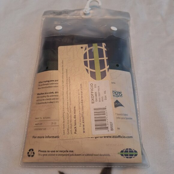 EXOFFICIO Men’s Give-N-Go Color Deep Palm Briefs Underwear Size XXL- NEW - Picture 6 of 8